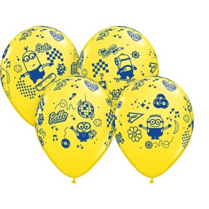 6 Globos Minion Rise of Gru