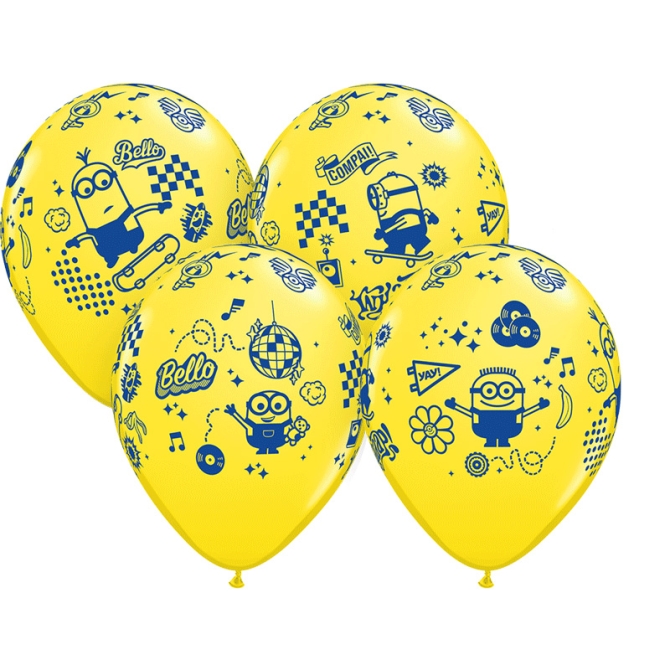 6 Globos Minion Rise of Gru 