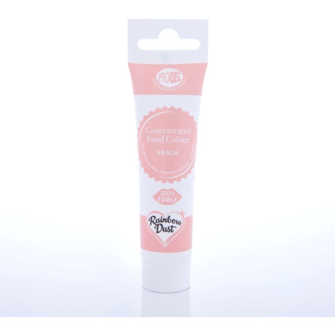 Tubo de color rosa melocotn Progel 