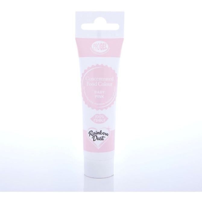 Tubo de color rojo rub Progel 