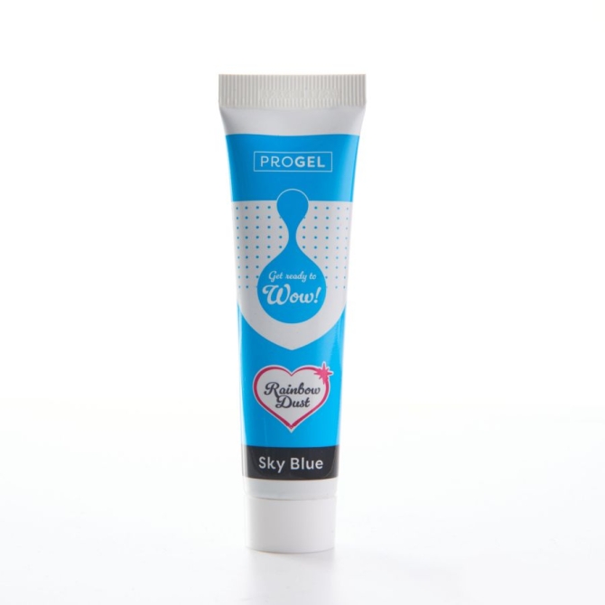 Tubo de color azul cielo Progel