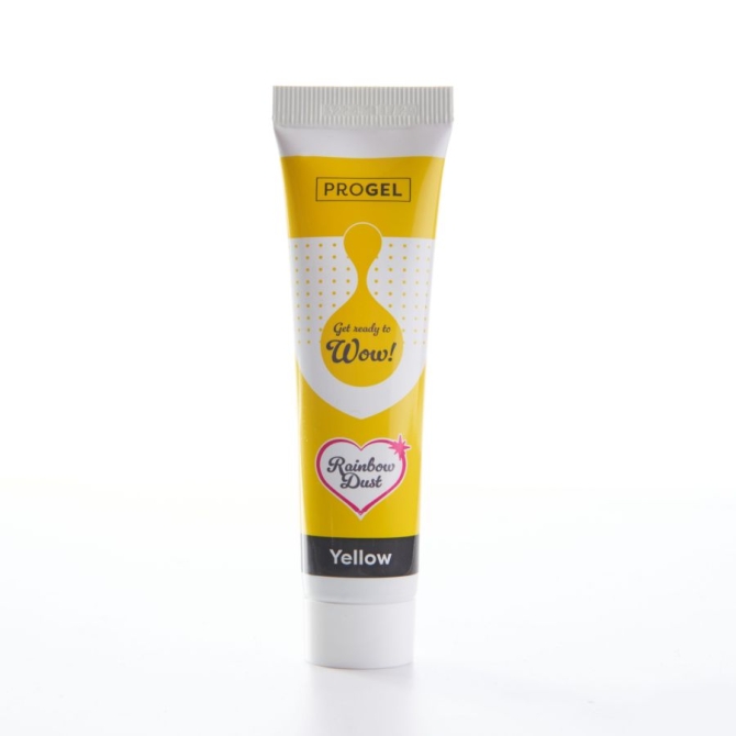 Tubo de color Progel amarillo pop