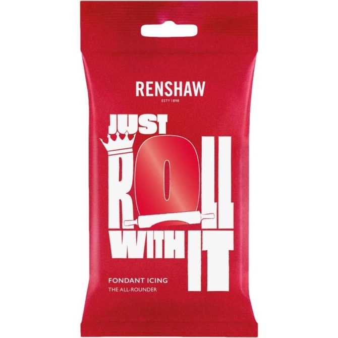 Pasta de azcar Roja 250g Renshaw 