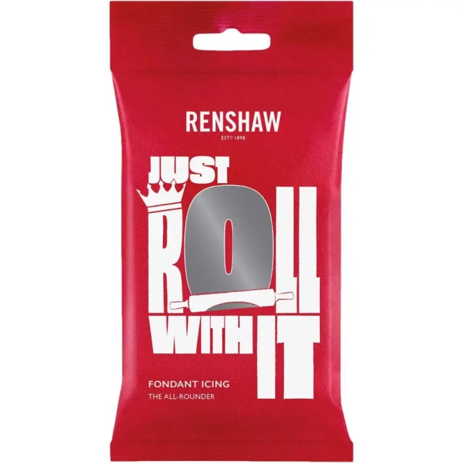 Pasta de azcar gris 250g Renshaw 
