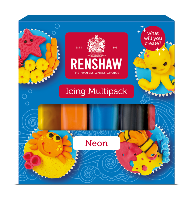 Pack 5 Pastas De Azcar Color Nen Renshaw 