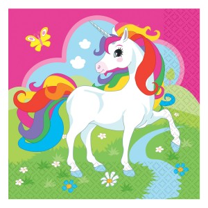 20 servilletas de unicornio arcoris