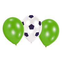 6 balones de fútbol