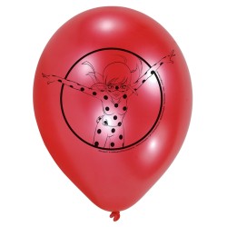 6 globos Miraculous. n1