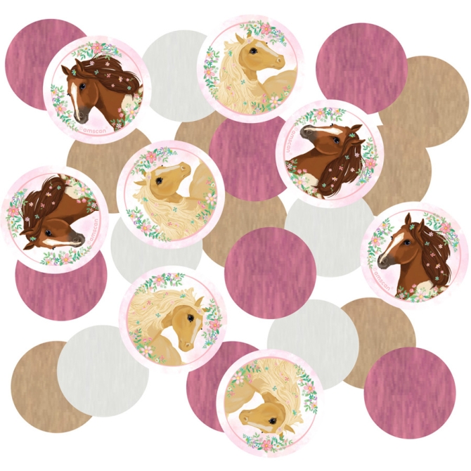 confeti de caballos 