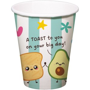 8 vasos de fiesta Kawaii