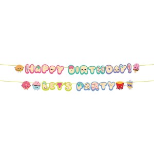 Guirnaldas de letras para fiestas Kawaii