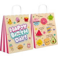 Contiene : 1 x 6 bolsas de regalo para fiestas estilo Kawaii