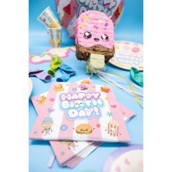 2 mini piñatas de tirar, donas y helados, fiesta Kawaii. n°6