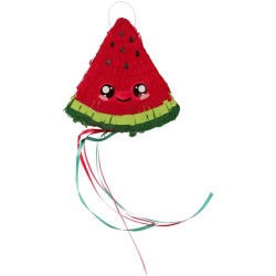 2 mini pi�atas de aguacate y sand�a para tirar,  fiesta Kawaii. n�2