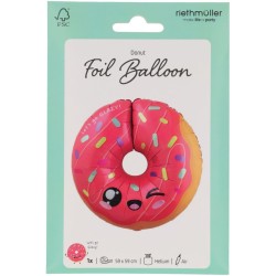 Globo de helio de aluminio Donut Kawaii Party – Ø59 cm. n°3