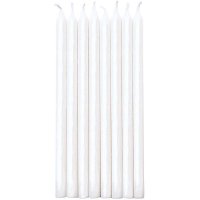 16 velas Elegance (12 cm) - Blanco