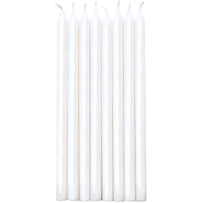 16 velas Elegance (12 cm) - Blanco 
