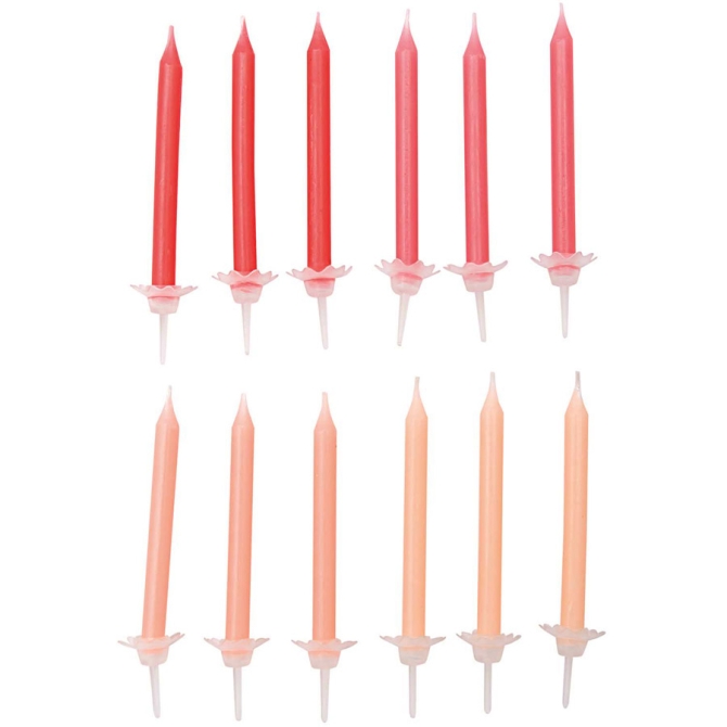 Kit de 24 Velas - Tartas Sorbete 