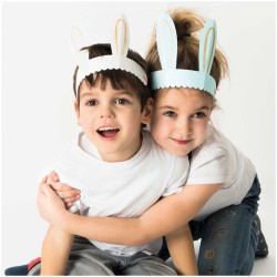 6 Diademas de Conejo (16 cm) - Cartn. n4