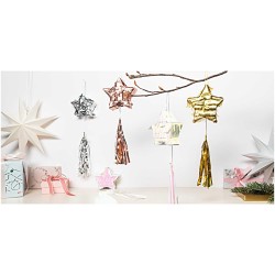 Mini estrella piata - oro rosa. n2