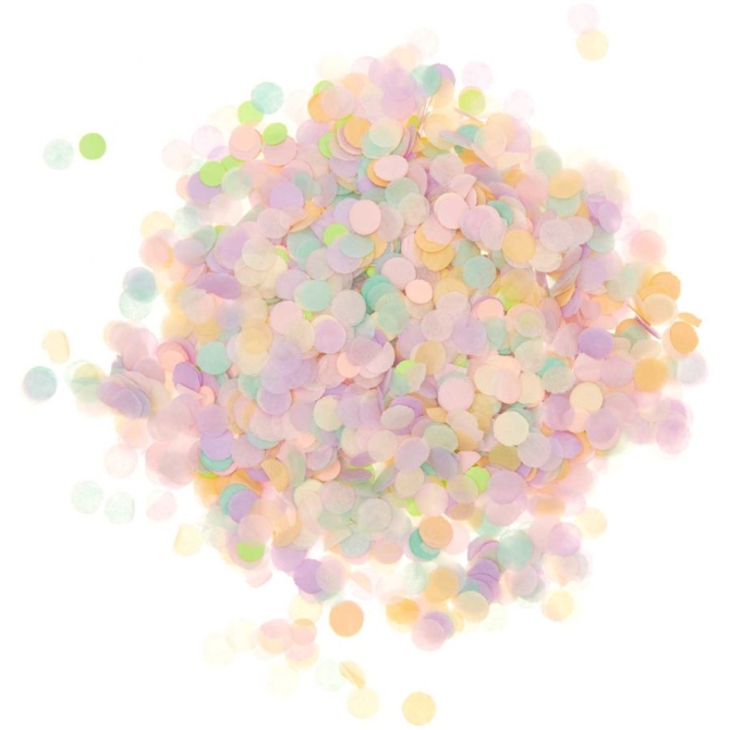 Confeti Pastel Arcoiris Mixto 