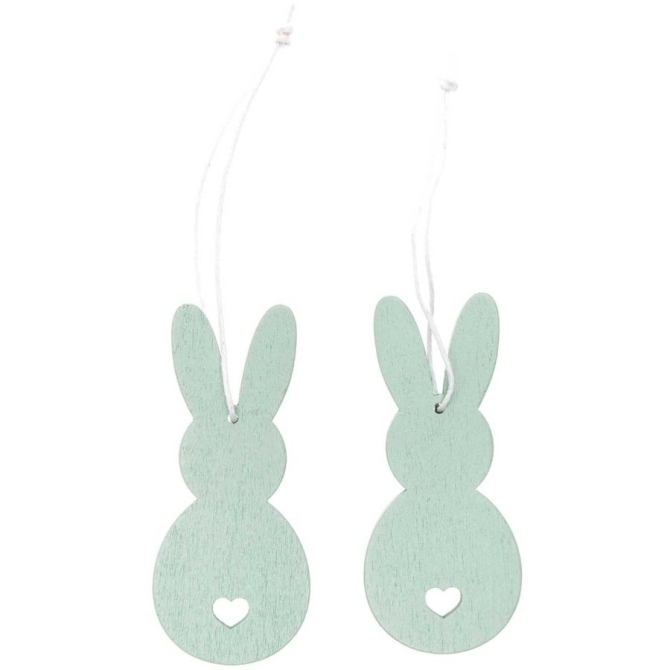 2 Conejos para Colgar - Menta 