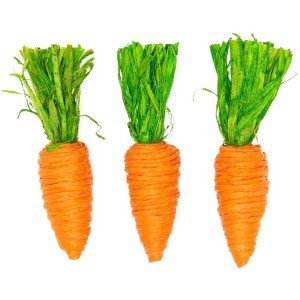 3 Decoraciones de Zanahoria (10 cm)