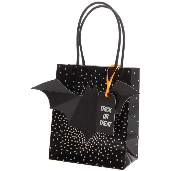 Mini bolsa de papel para regalo (15cm) - Murcilago 