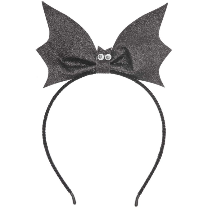 Diadema de murcilago negro 