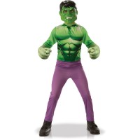 Disfraz de Hulk Clsico + Guantes Gigantes Talla 7-8 aos