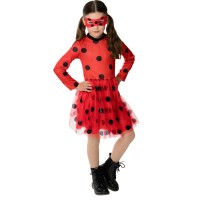 Vestido Miraculous Ladybug Tutu Talla 5-8 aos