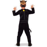 Disfraz de Gato Negro Miraculous Talla 5-6 aos