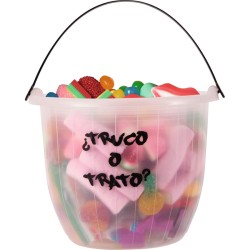 Tarro de dulces fantasma que brilla en la oscuridad - Truco o trato. n2