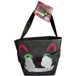 Bolsa de dulces de gato negro con brazos y piernas. n1