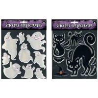 Pegatinas reflectantes de fantasmas de Halloween