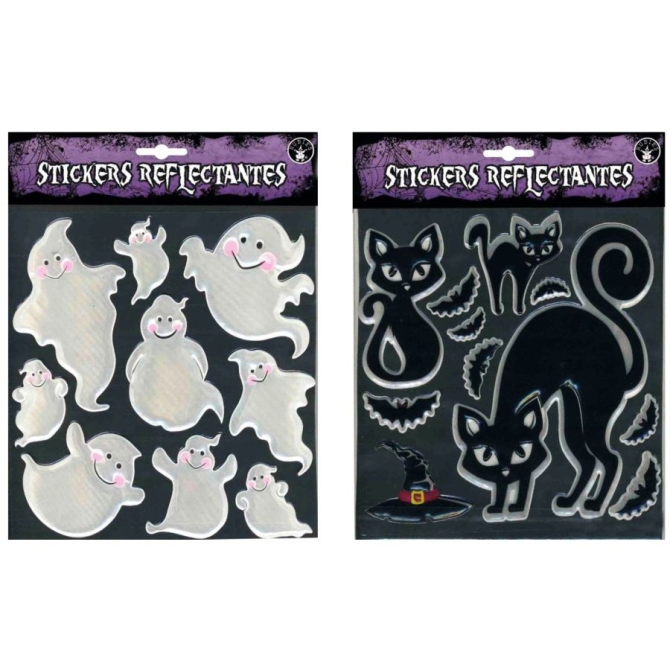 Pegatinas reflectantes de Halloween 