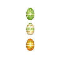 Huevos 3D Happy Easter de 3 lneas - Chocolate
