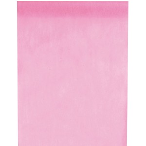 camino de mesa rosa