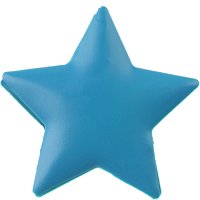 4 Clips Estrella Turquesa