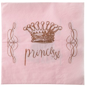 20 servilletas princesa rosa