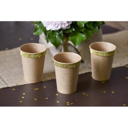 10 vasos de cartn crudo. n4
