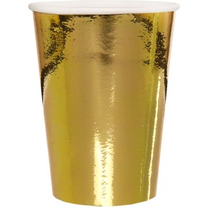 10 vasos Oro lam