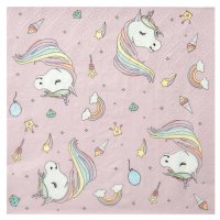 Contiene : 1 x 20 servilletas de unicornio