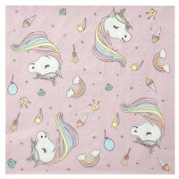 20 servilletas de unicornio