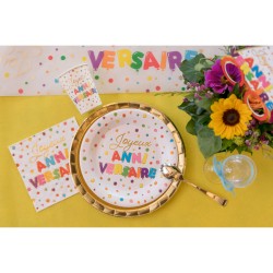 20 servilletas de cumpleaos con globos multicolores. n2