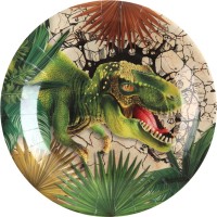 Contiene : 1 x 10 platos de dinosaurio