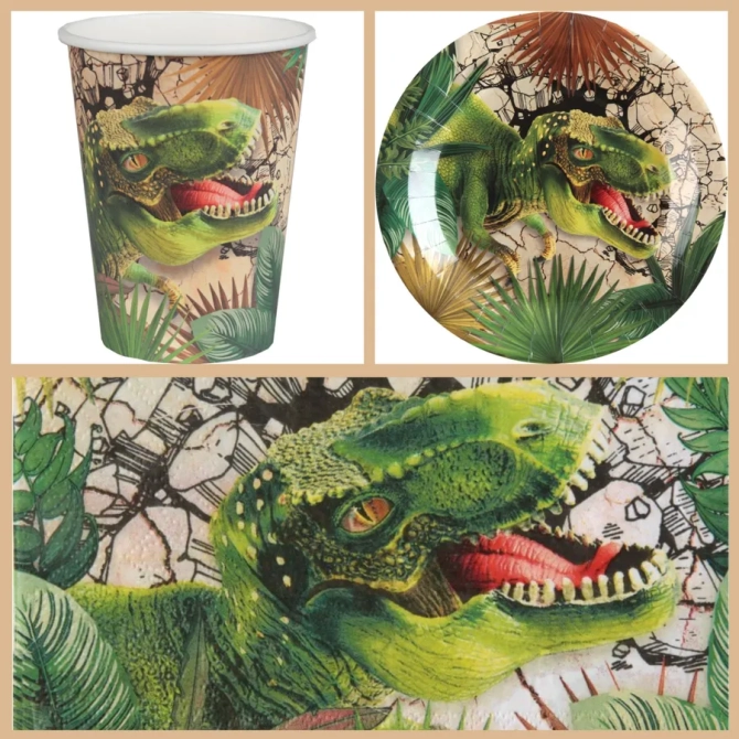 Caja de fiesta de dinosaurios 