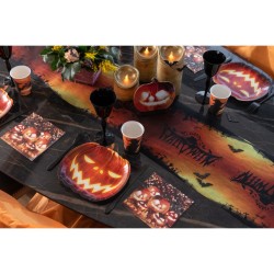 10 platos de espantapájaros de Halloween. n°4