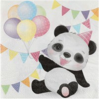 Contiene : 1 x 20 servilletas Baby Panda