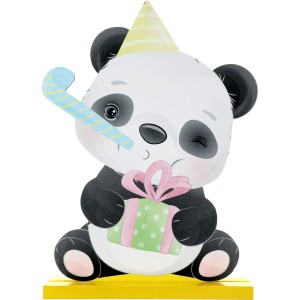 Decoracin de madera Baby Panda